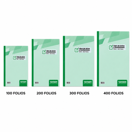 Libros de Actas 100, 200, 300 y 400
