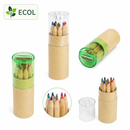 Estuche de colores circular