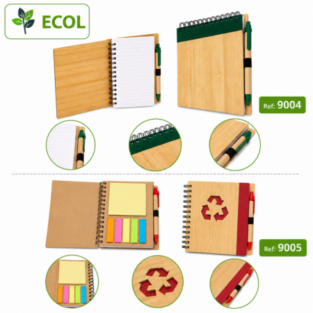 Libretas tapa de madera