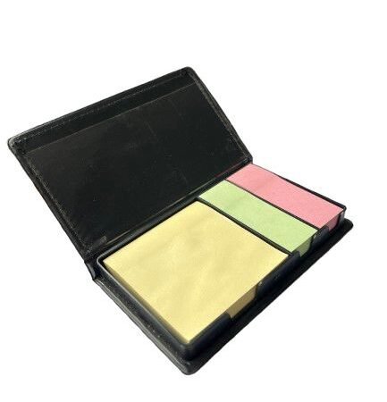 Porta notas en cuerina