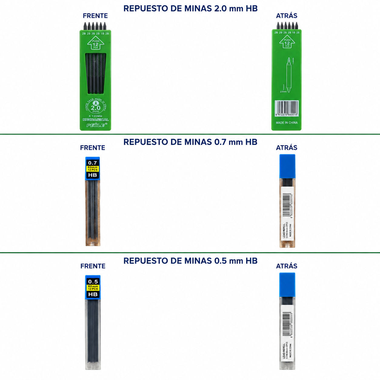 Repuestos Para Porta Minas