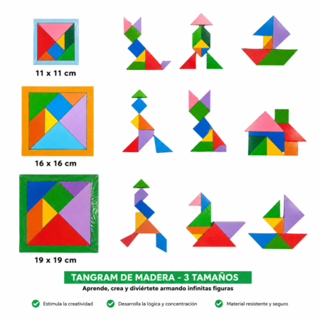 Tangram de Madera