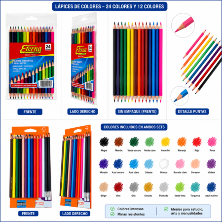 Colores lápices  Escolares